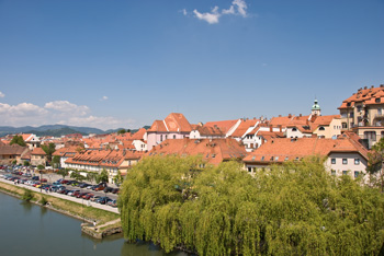 Maribor View to the Lend Side of Maribor